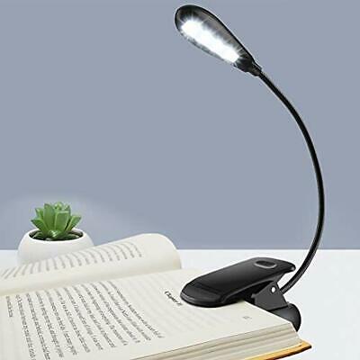 Rechargeable Book Light For Reading Bed At Night, Clip On Kids - 4 LED With 2 AC