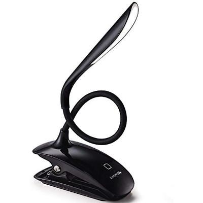 Rechargeable Eye Protection LED Reading Lights, Clip Bed Headboard Book Light,