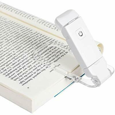 Book Lights USB Rechargeable Reading Light, LED Clip On Lights, Brightness For
