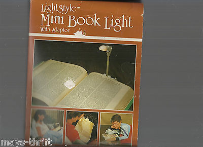 LIGHTSYTLE MINI BOOK LIGHT WITH ADAPTER