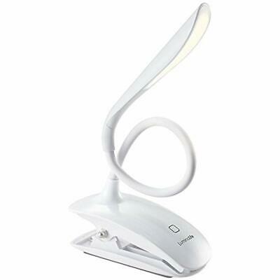 LED Book Lights Rechargeable, Clip On Headboard Reading For Books In Bed At 360