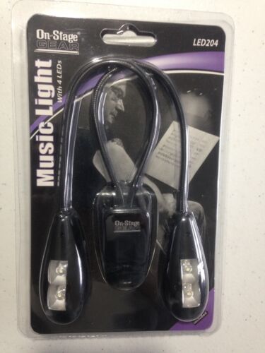 ON STAGE MUSIC LIGHT WITH 4 LEDS BRAND NEW