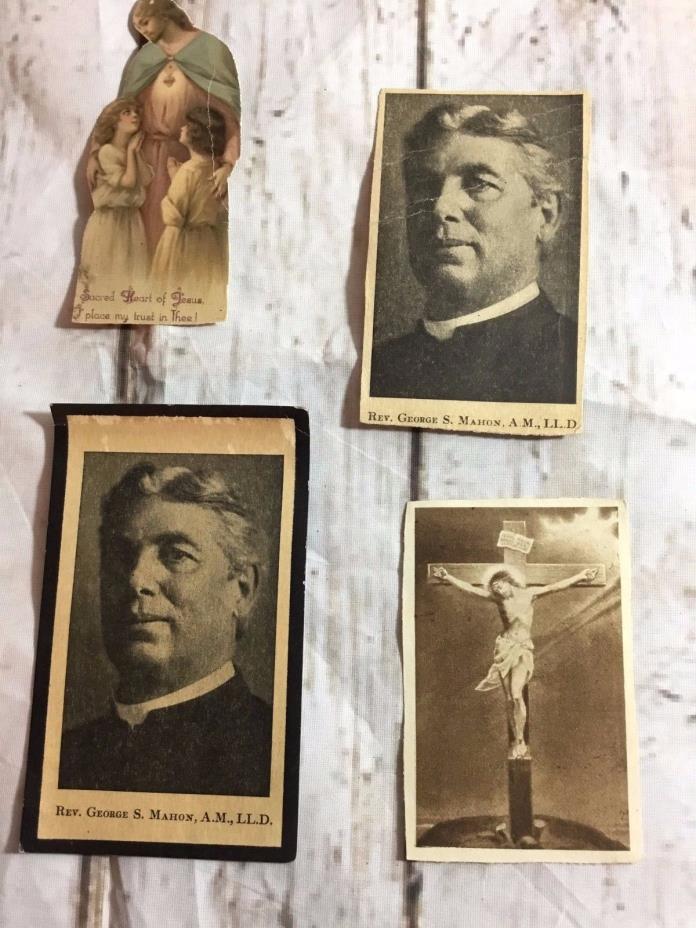 Lot of 4 Religious Prayer cards