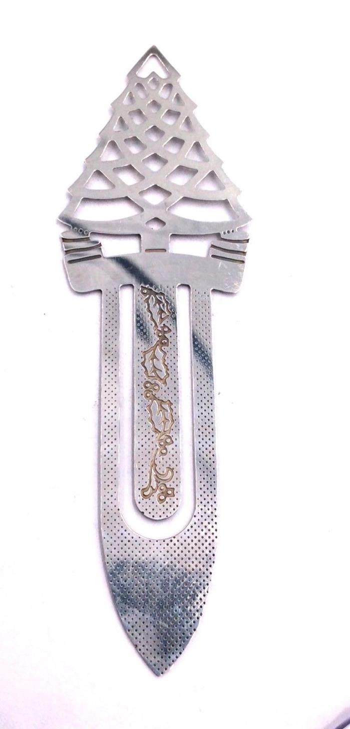 Towle Sterling Silver Christmas Tree Bookmark 2.6grams