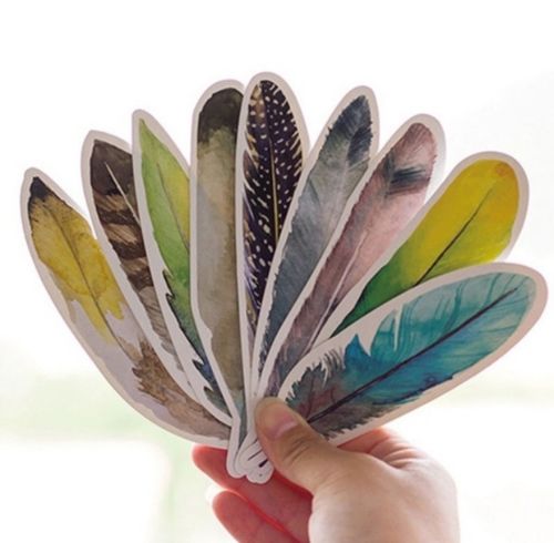 Feather Bookmarks