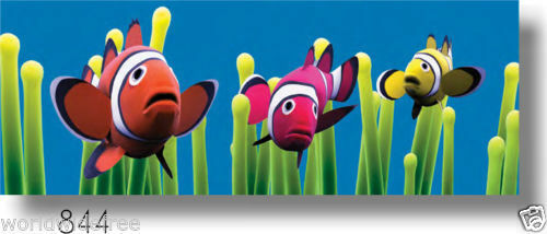3-D Motion Clownfish Bookmark w/ 6
