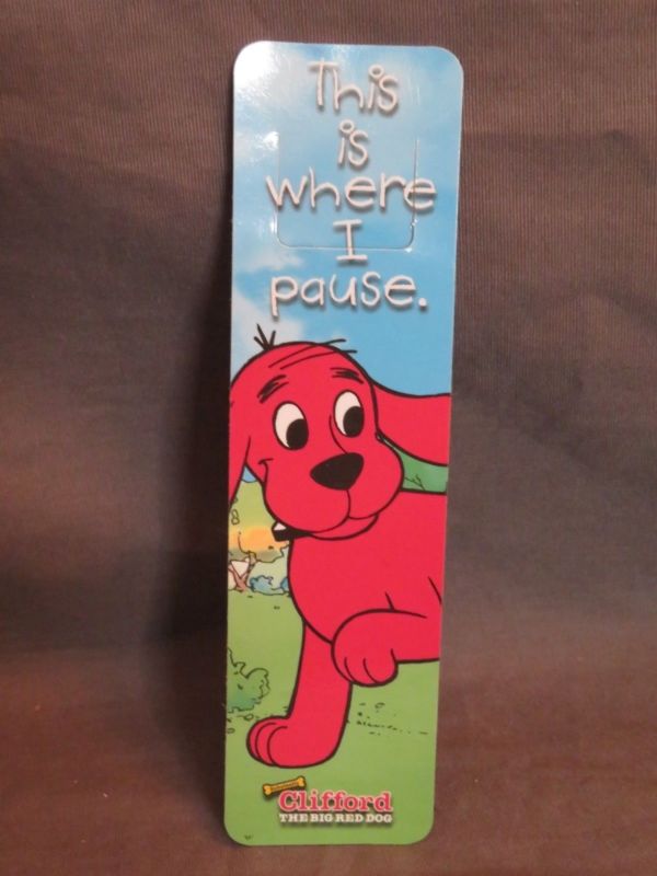 New Scholastic Clifford The Big Red Dog 2001 Bookmark 