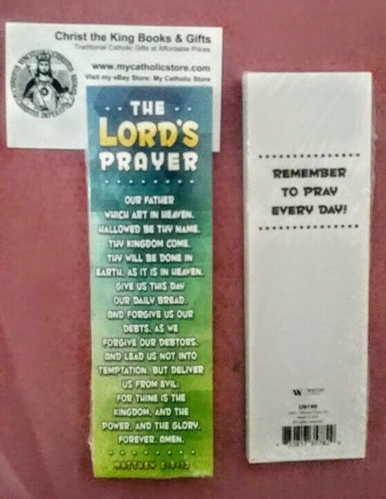 BOOKMARKS-PACK OF 25-THE LORD'S PRAYER-GREAT FOR RELIGIOUS EDUCATION