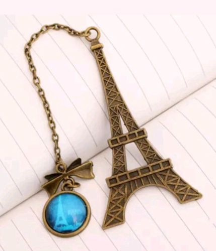 Eiffel Tower paris Metal Bookmarks  Book Gift Stationery antique brass almost 3