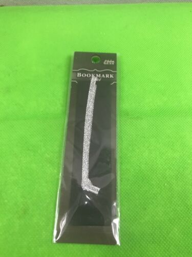 Metal Bookmark P Graham Dunn Black With Silver Ribbon New With Tag