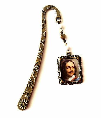 Peter the Great Tsar of Russia Bronze Bookmark