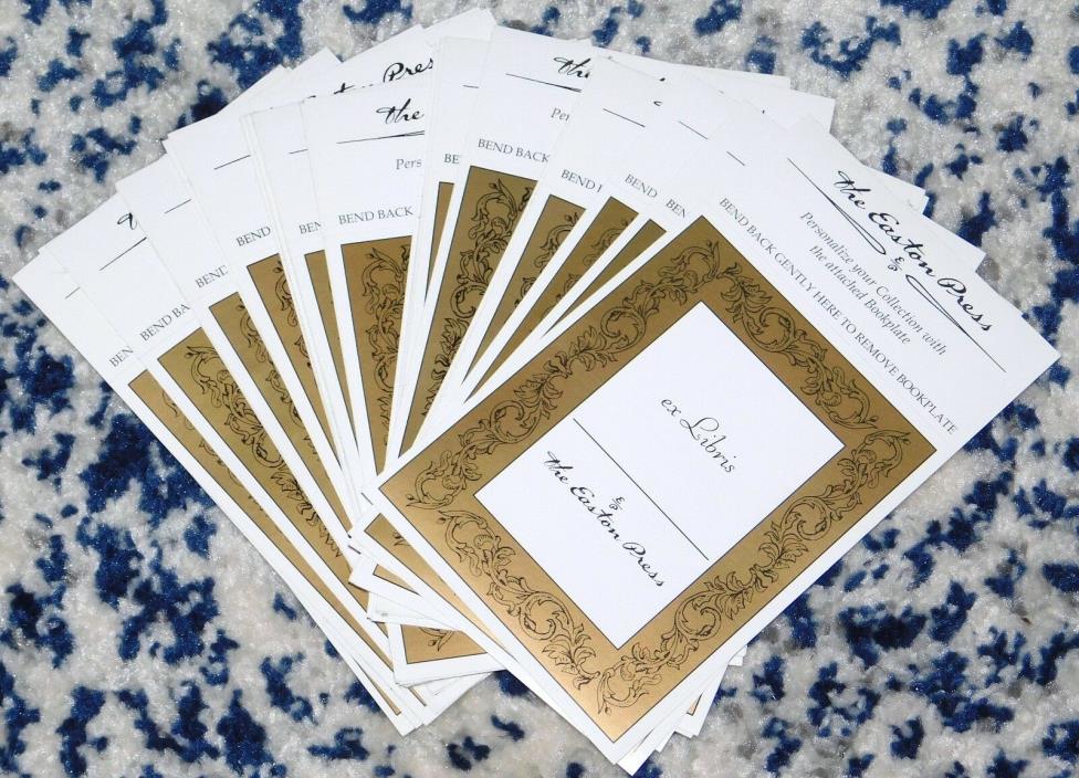 25 Easton Press Bookplates 