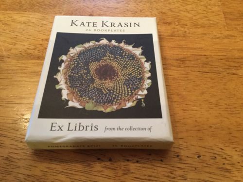 Kate Krasin Sunflower Bookplates, 24