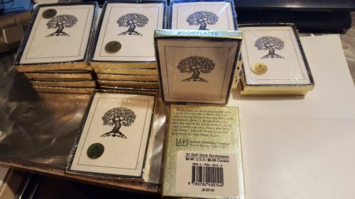 Book Tree Antioch Bookplate RARE Set of 30 New Lot of Five (150) in Sealed Boxes