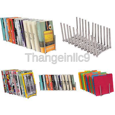 Adjustable Book Holder Bookend 11 Sections Extends up to 39