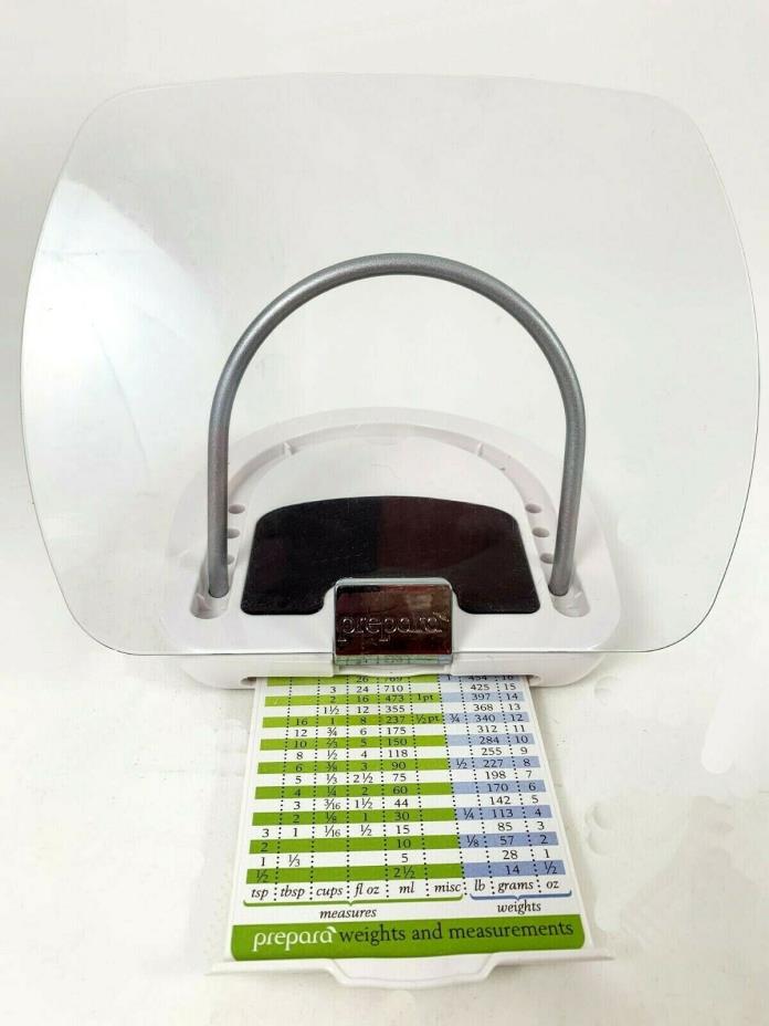 Prepara Chefs Center Cookbook Holder Adjustable Rotates Folds IPad Tablet Shield
