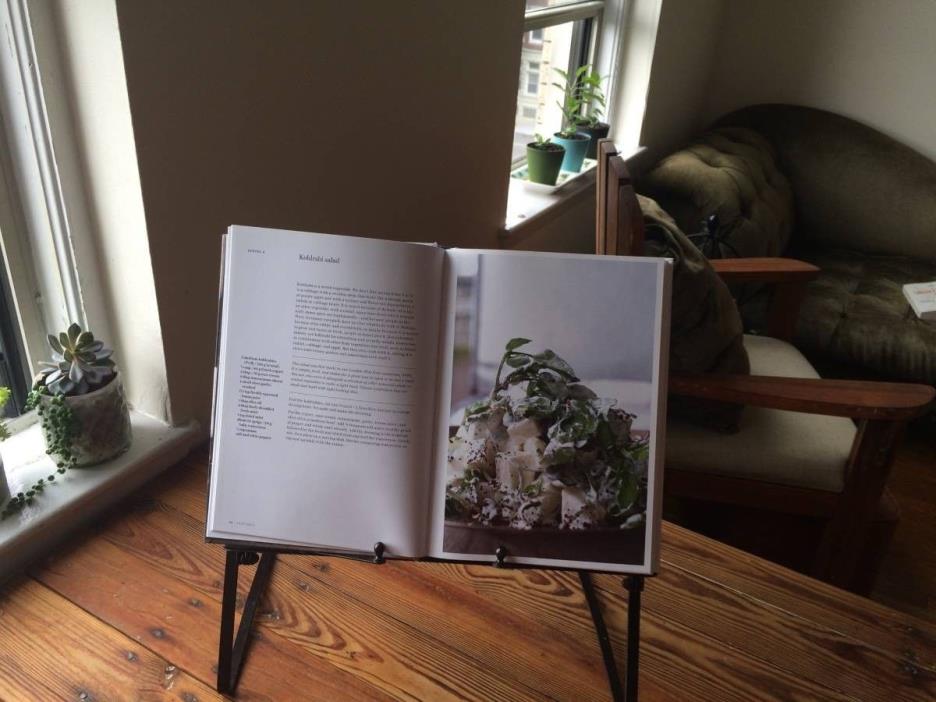 vintage book stand - reading stand, cookbook holder, music stand