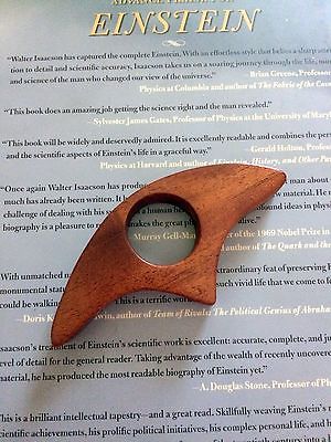 Thumb Page Bookholder - Mahogany wood Book Holder HANDMADE IN USA