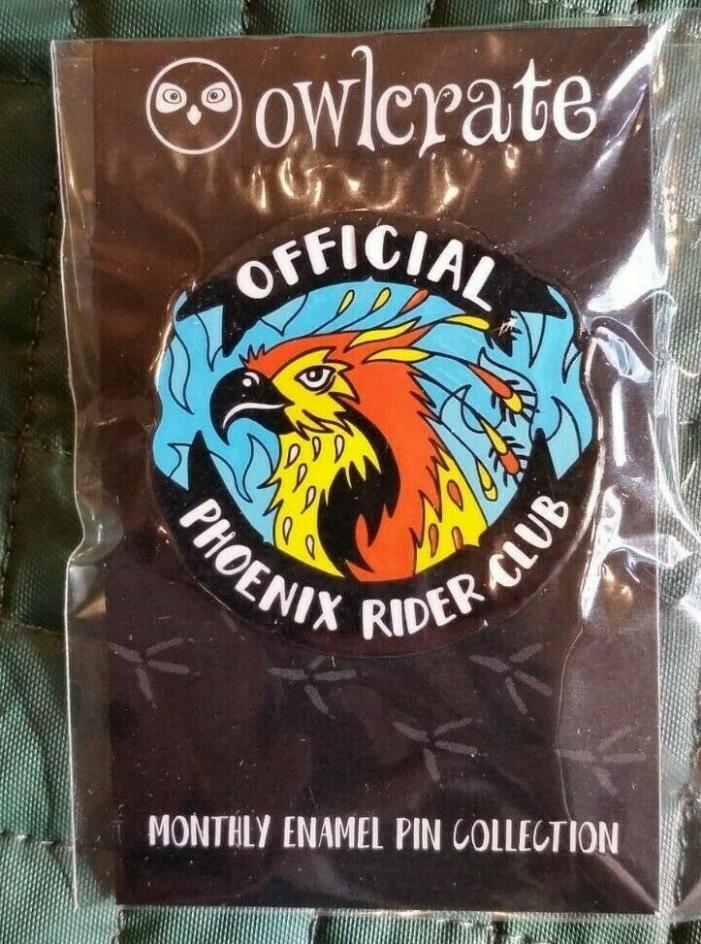 Crown of Feathers Enamel Pin. Came in Feb Owlcrate book box. Phoenix Riders club