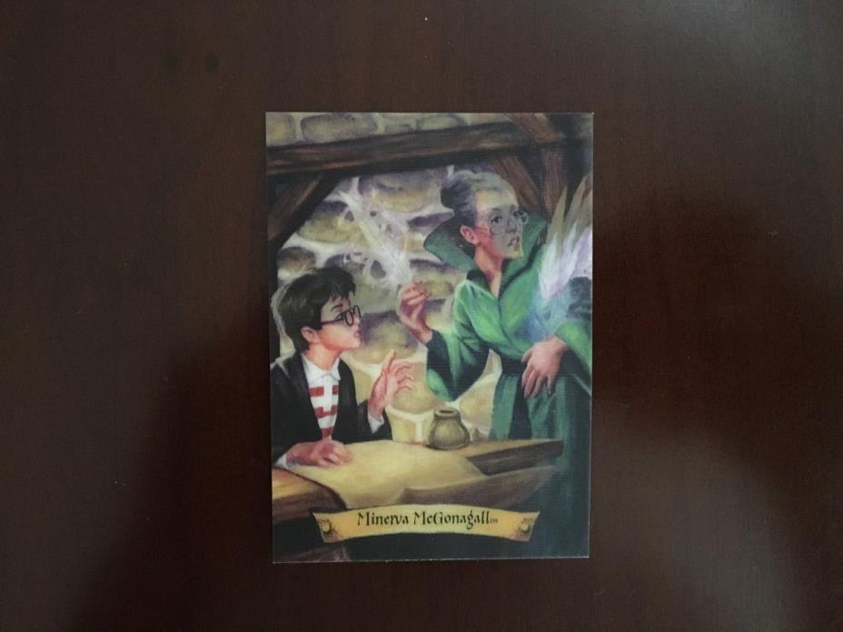 Harry potter Minerva McGonagall holographic trading card