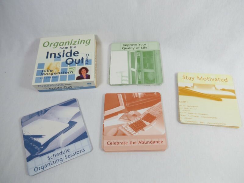 HTF - 50 Cards - Organizing from the Inside Out by Julie Morgenstern