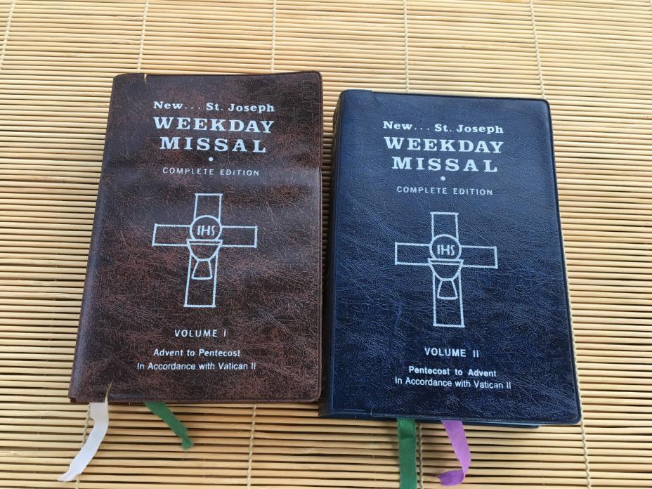 Vols 1&2 New St Joseph Weekday Missal Catholic Vatican II