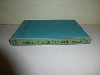 SONGS OF AMERICAN SAILORMEN, 1938,Joanna C.Colcord,2nd Edition HB B156