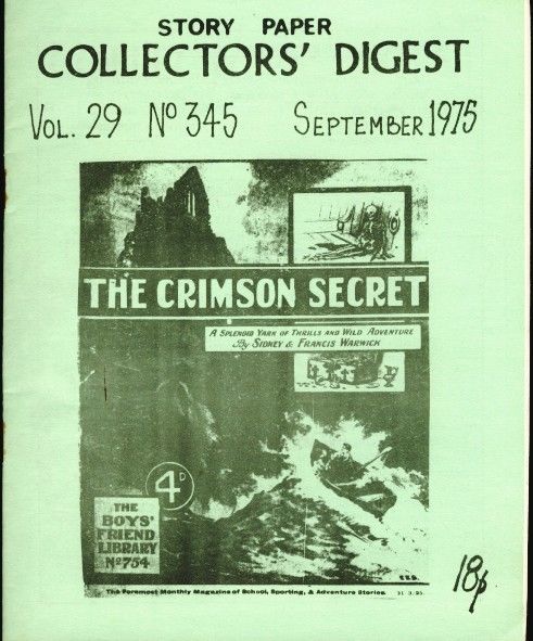 Story Paper Collector's Digest V29 #345 UK Fanzine FREE SHIP