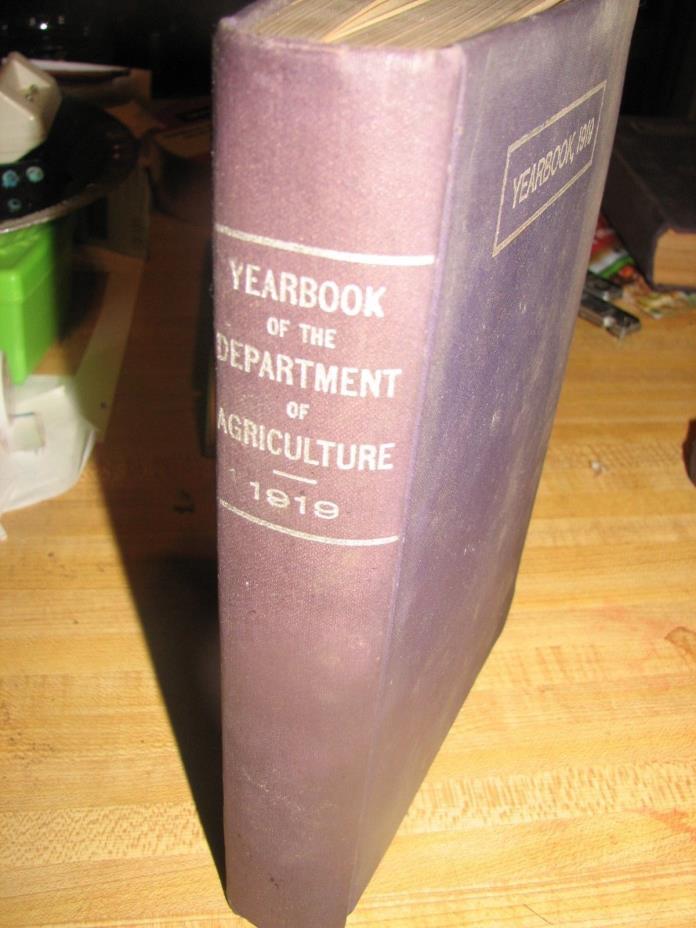 department of agriculture yearbook 1918 farming yearbook