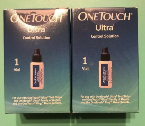 One Touch Ultra Control Solution - 2 Vials 05/2020 & 10/2020
