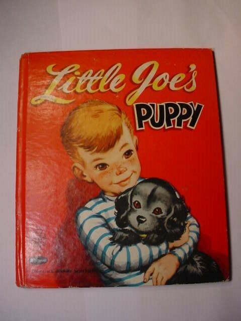 LITTLE JOE'S PUPPY ~ Vintage 1957 Whitman Tell-A-Tale Book~illustrated