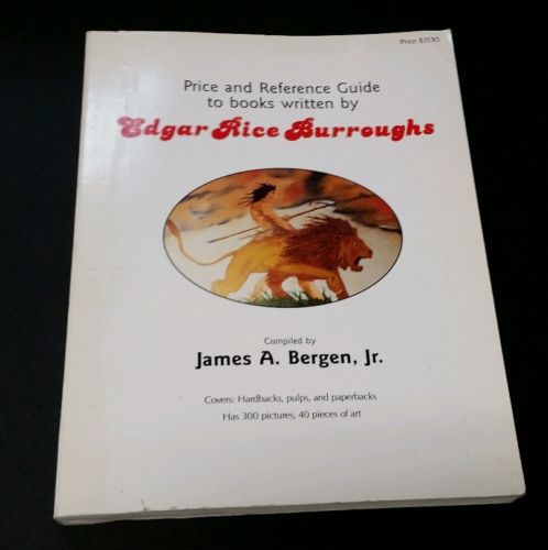 Edgar Rice Burroughs Reference Guide, James Bergen, Golden Lion Publishers, 1991