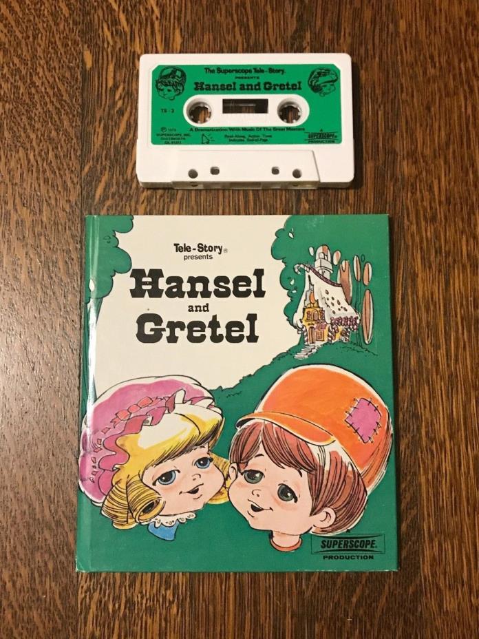 Tele-Story Superscope Hansel and Gretel with cassette 1st edition!