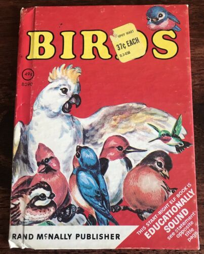 Vintage 1957 Rand McNally Start Right Elf Book Birds