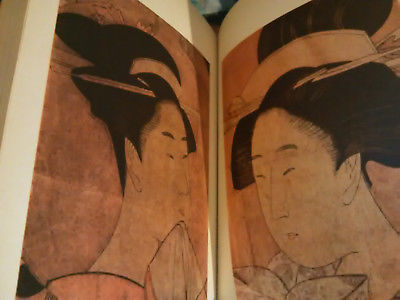 Utamaro; portraits in the Japanese woodcut. 1959.  In case. 58 color prints.