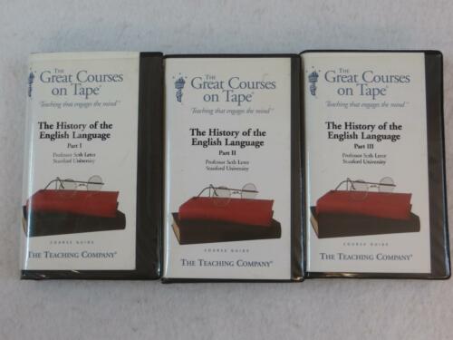 THE HISTORY OF THE ENGLISH LANGUAGE Great Courses Teaching Company Cassettes