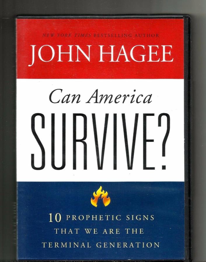 JOHN HAGEE Can America Survive? (2008, 3 CD)10 Prophetic Signs: Christianity