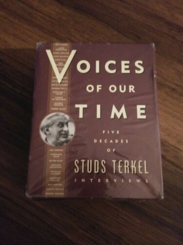 Voices of Our Time Five Decades of Studs Terkel (1999, Cassette) New and Sealed.
