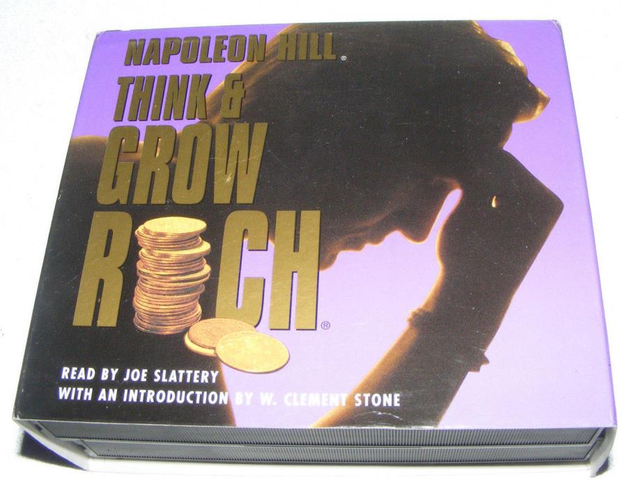 Think and Grow Rich Audiobook by Napoleon Hill 2003 8 CD Slattery