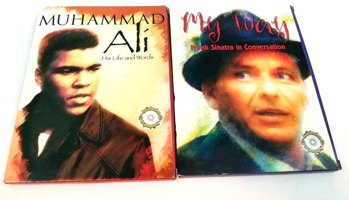 Frank Sinatra, Muhammad Ali In Conversation Audio Books On CD Part Set Of 2
