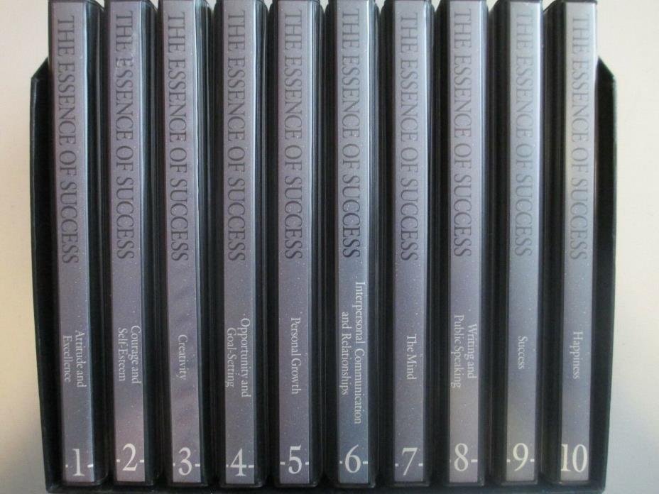 Essence of Success Earl Nightingale 20-Cassette Tape Set in case