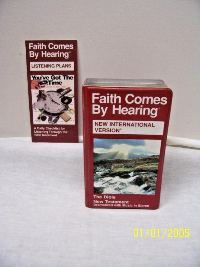 Faith Comes By Hearing -NIV New Testament Bible -12 Cassette Set! FREE Shipping!