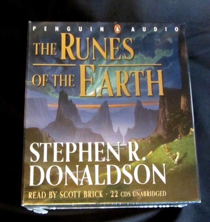 RUNES OF THE EARTH--STEPHEN R. DONALDSON--22 CD'S--BRAND NEW--UNABRIDGED