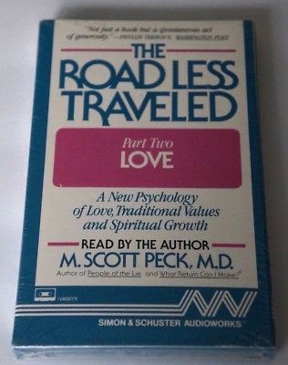 M Scott Peck M.D. THE ROAD LESS TRAVELLED Part Two LOVE Cassette Tape NEW Sealed