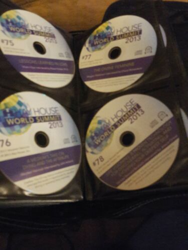 Hay House World Summit 2013 Lot 110 Cds in case, plus 6 bonus CDs, all like new