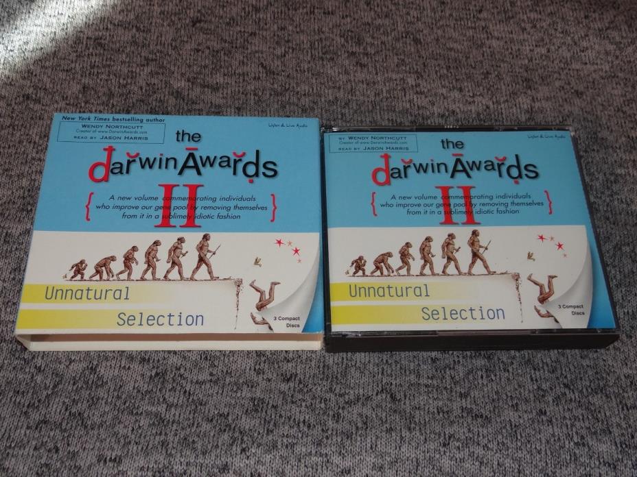 The Darwin Awards: Unnatural Selection II 2 Two AUDIOBOOK 3 CD Wendy Northcutt
