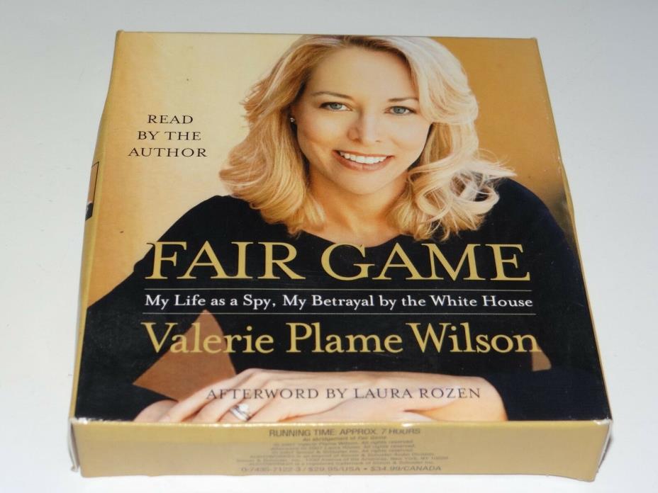 Fair Game by Valerie Plame Wilson ABRIDGED 6 CD Audiobook CIA SPY Autobiography