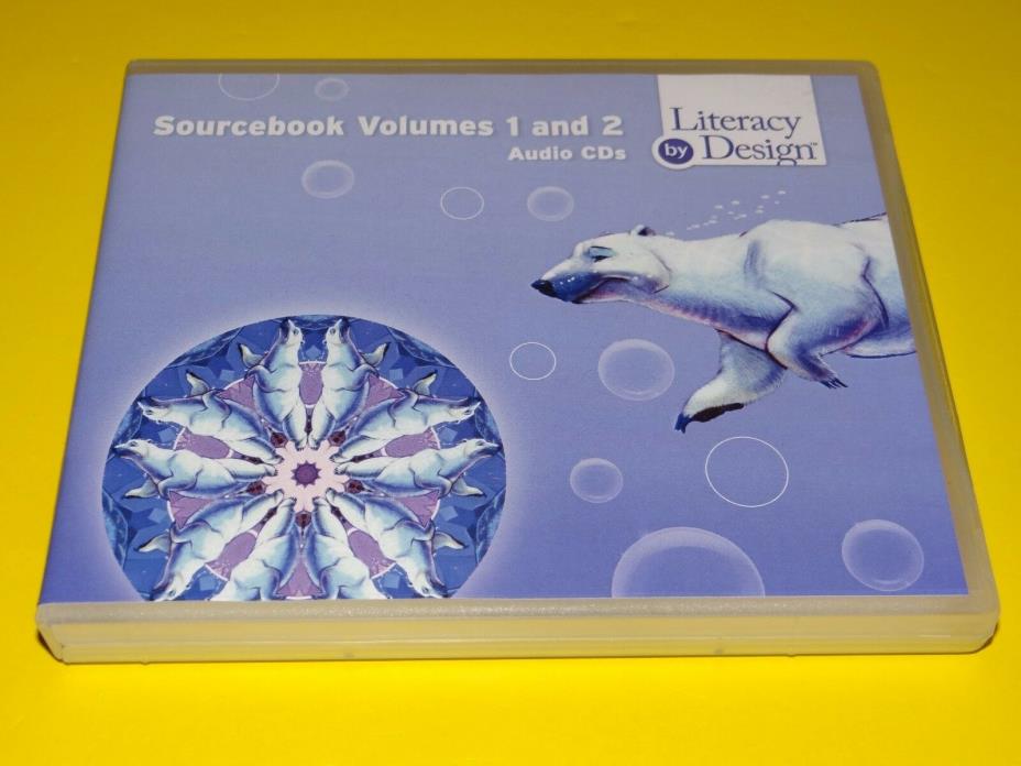 Literacy By Design: Sourcebook Volumes 1 and 2 Audio CD's 2008 Harcourt Achieve