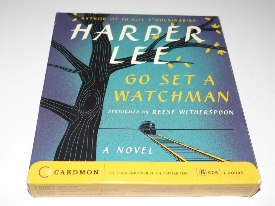 Go Set A Watchman by HARPER LEE Unabridged 6 Disc Audiobook CD Reese Witherspoon