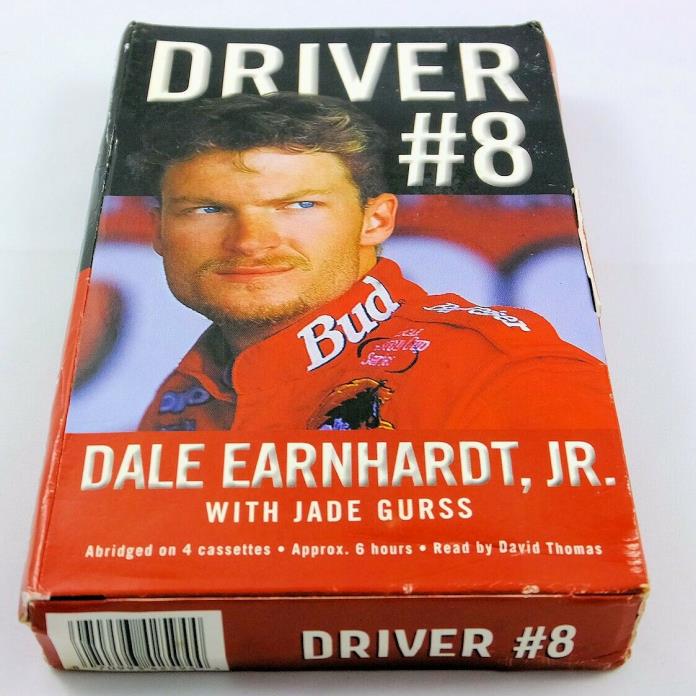 DRIVER #8 DALE EARNHARDT, JR. with Jade Gurss Abridged Audiobook on Cassette